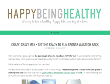 Tablet Screenshot of happybeinghealthy.com